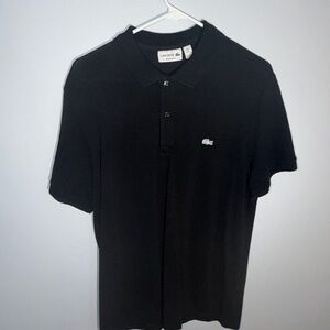 Lacoste Black Polo Shirt | Classic Timeless Style